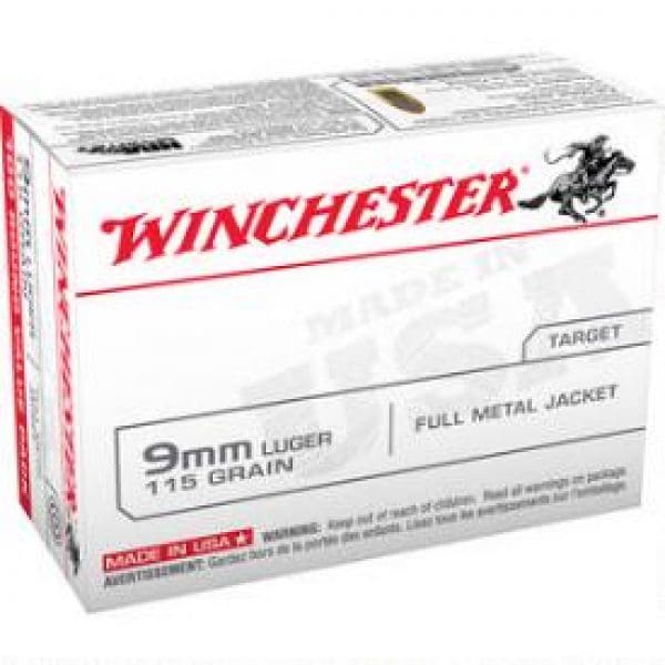 Winchester USA 9mm Luger Am...