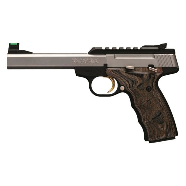 Browning Buck Mark Plus Stainless UDX, Semi-Automatic,.22LR, Fiber Optic Sights, 10+1 Rounds - Image 2