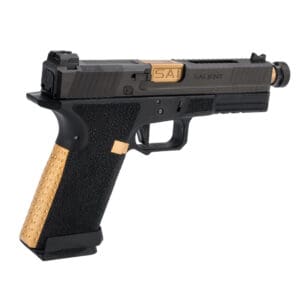 EMG Salient Arms International BLU w/ G&P Steel Slide and Gold Barrel