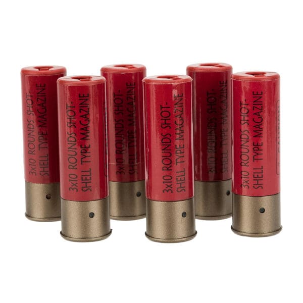 Battle Axe 30 Round Shotgun Shell Magazines for 3-round Airsoft Shotguns