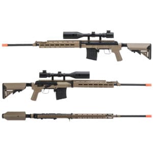 CYMA Standard Dragunov Airsoft AEG Sniper Muzzleloaders