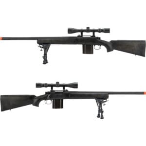 King Arms M700 Police Model Gas Power Airsoft Sniper Muzzle Loaders