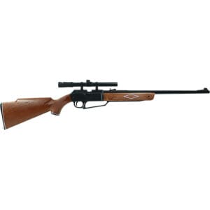 Outdoor Products-Rifle with Scope, Brown.177 Caliber