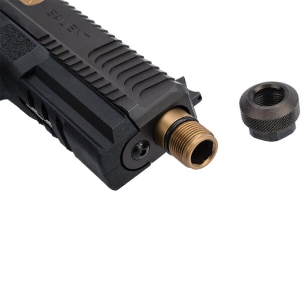 EMG Salient Arms International BLU w/ G&P Steel Slide and Gold Barrel