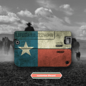 Texas Rangers Lifecard .22wmr