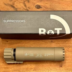 B&T TP9 MP9 RBS Suppressor Coyote Tan 9mm SD-123304-CT-US