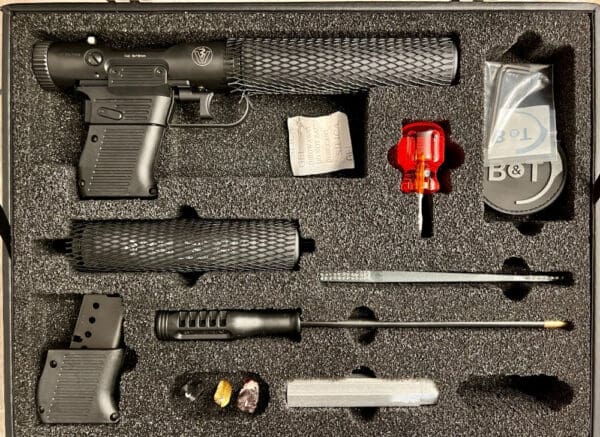 B&T VP9 Suppressed Pistol CIA Contract Kit, B&T AG Import VP9, Welrod
