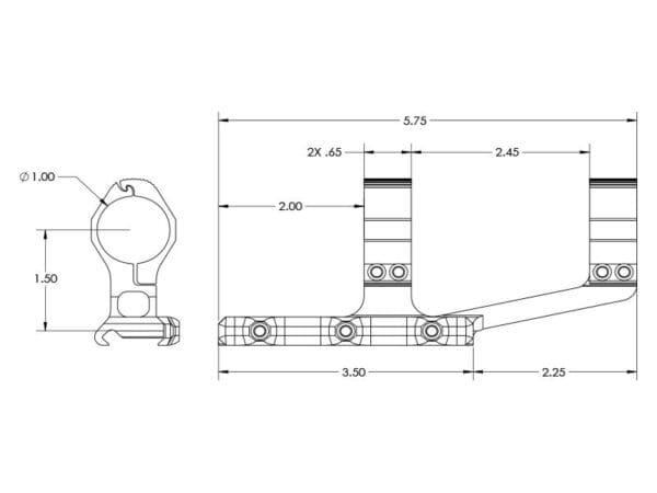 Aero Precision Ultralight SPR AR-15 Scope Mount - Image 10