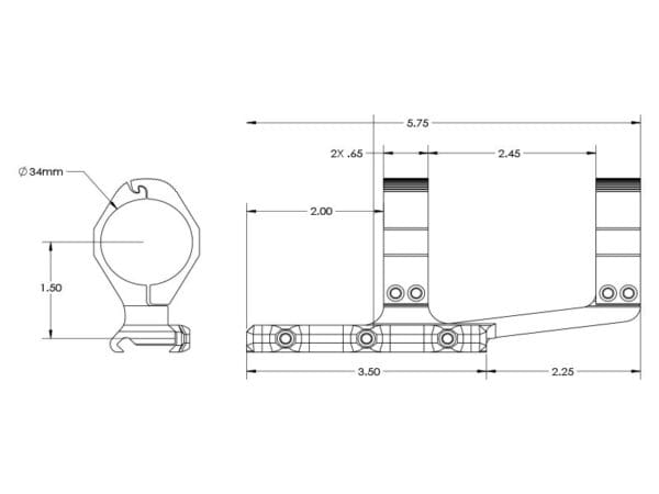 Aero Precision Ultralight SPR AR-15 Scope Mount - Image 15